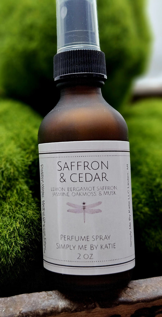 Saffron & Cedar Perfume Spray