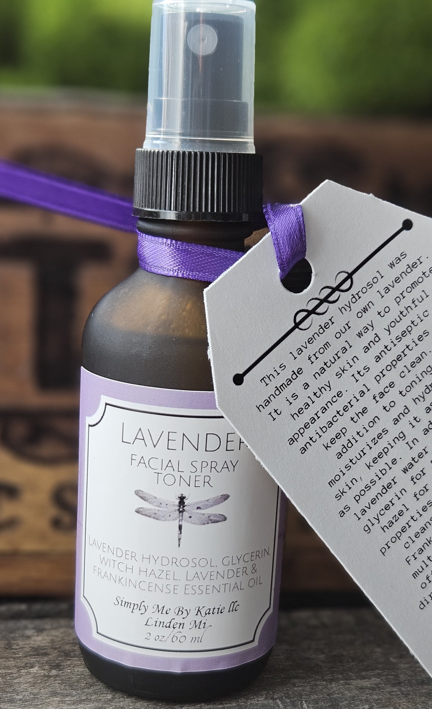 Lavender Hydrosol Facial Spray Toner